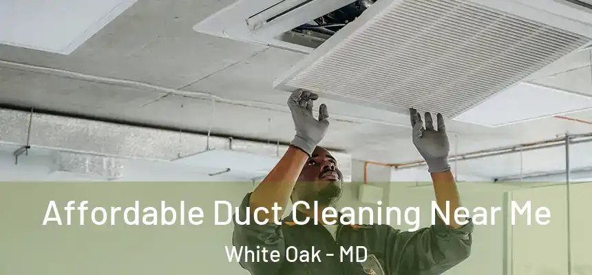  Affordable Duct Cleaning Near Me White Oak - MD