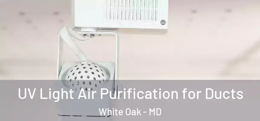  UV Light Air Purification for Ducts White Oak - MD
